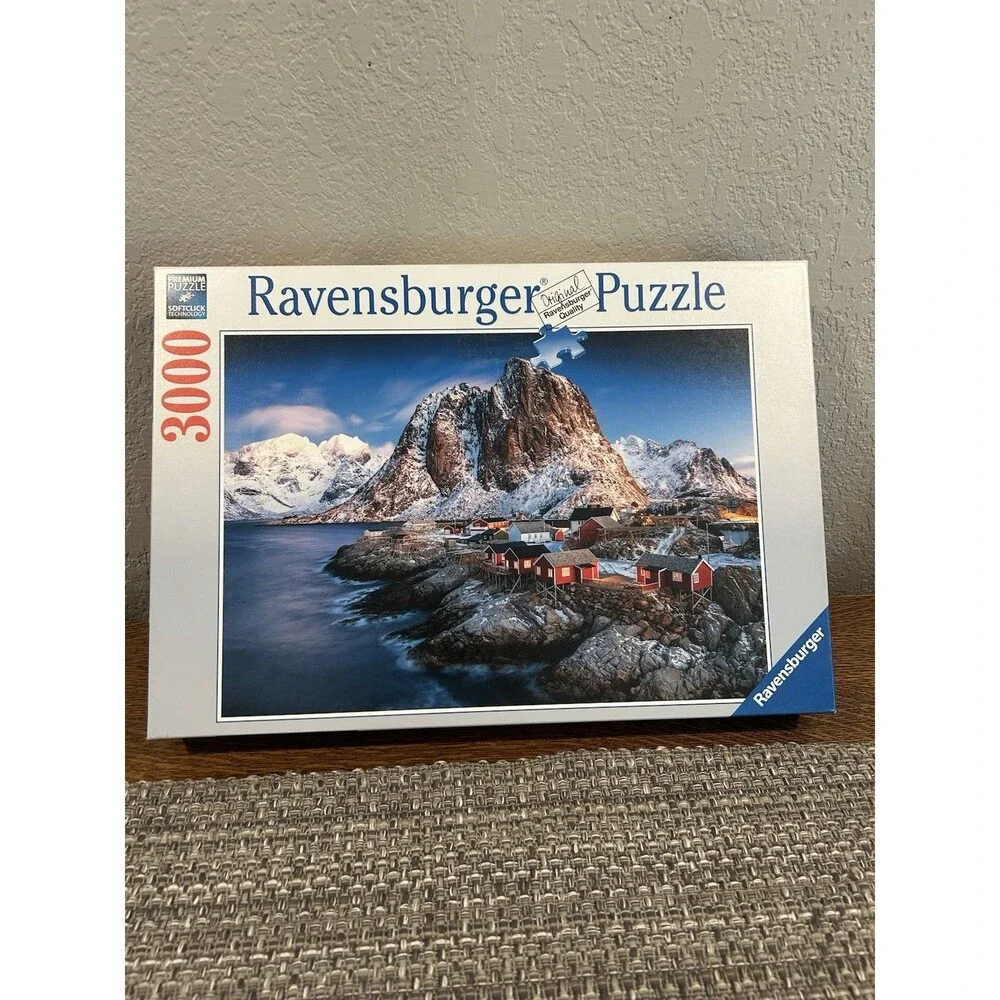 Ravensburger Hamnoy Lofoten Norway Puzzle 3000 Pcs New In Open Box